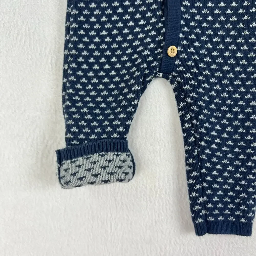 Carter's Organic Little Planet Jumpsuit 9 Month Organic Cotton Sweater Knit